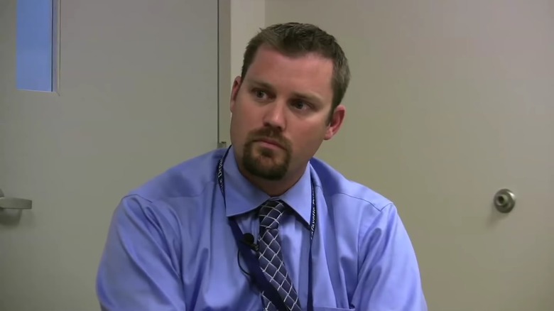 Gary Thatcher listening to interviewer
