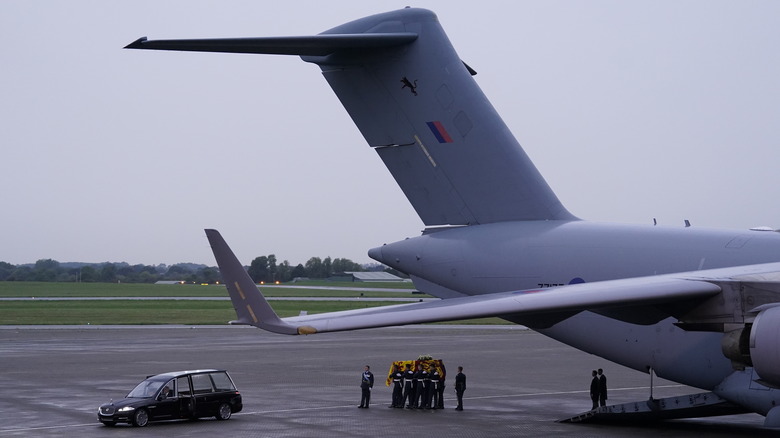 Queen Elizabeth II's coffin plane pallbearers