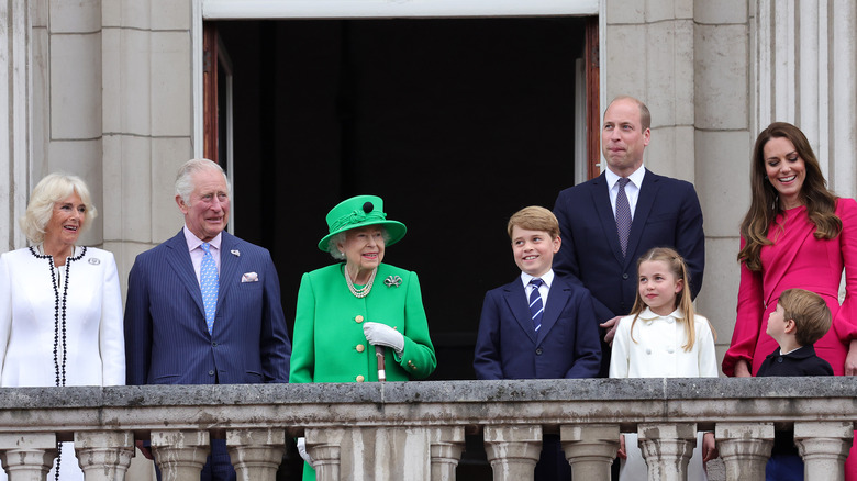 Queen Elizabeth II and family
