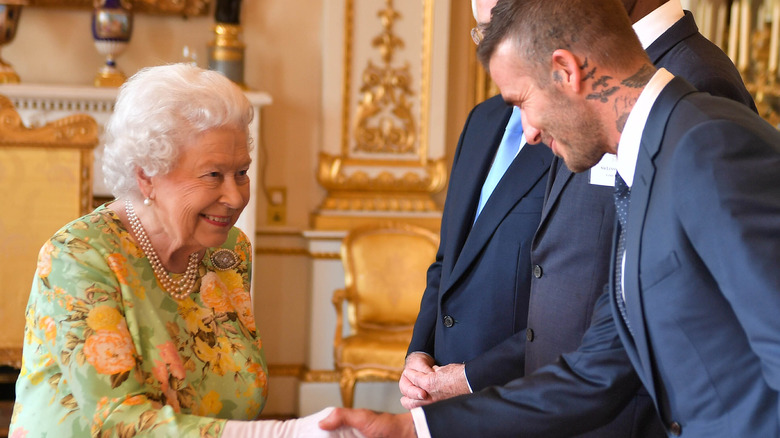 Beckham receives OBE
