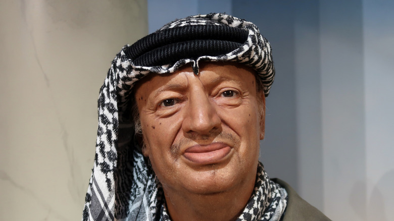 portrait of Yasser Arafat