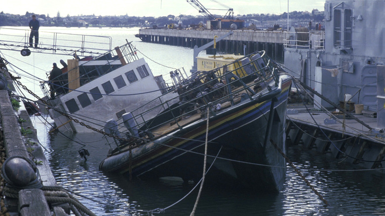 Greenpeace Rainbow Warrior ship