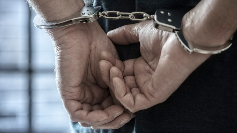 A man in chains