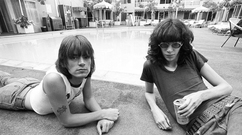 Dee Dee and Joey Ramone