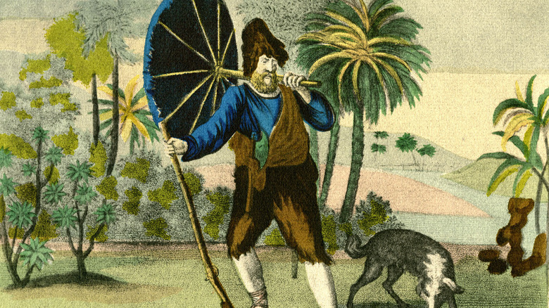 drawing of alexander selkirk