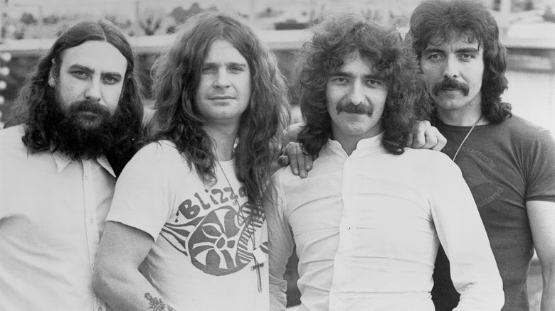 Black Sabbath pose for band photo