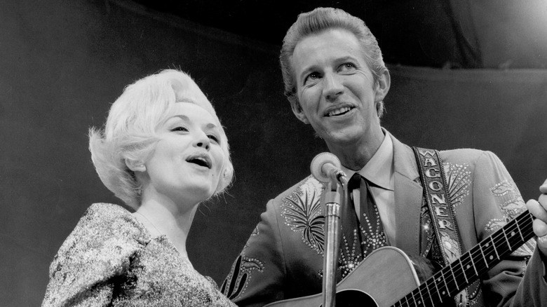 Dolly Parton, Porter Wagoner smiling