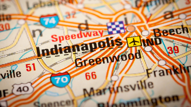map of indianapolis