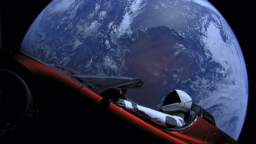 The Real Reason A Tesla Was Launched Into Space