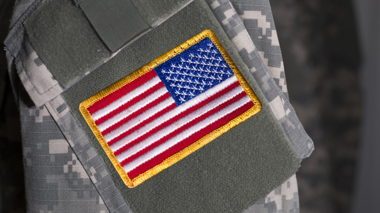 Reverse flag patch on uniform