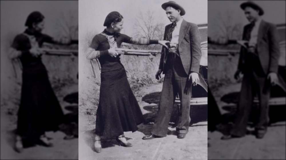 Clyde Barrow and Bonnie Parker