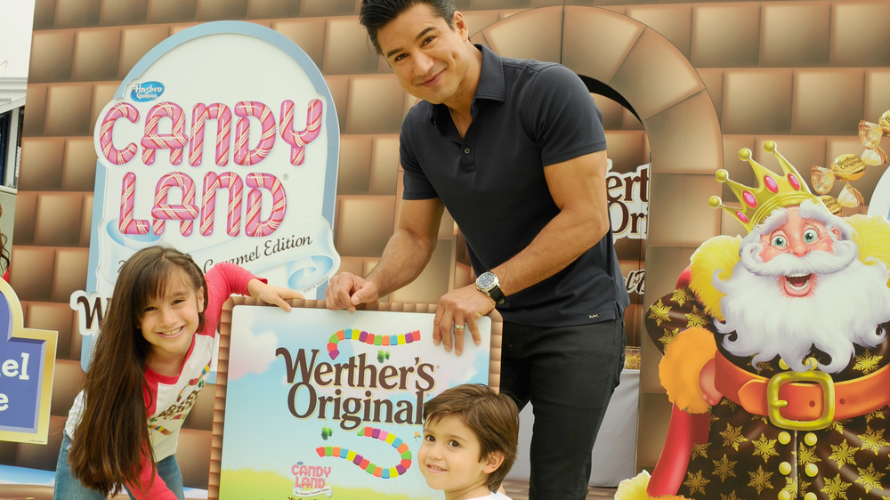 Mario Lopez kids in Candy Land