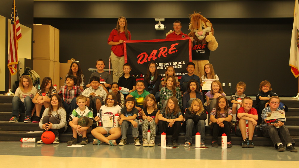 D.A.R.E. elementary school students