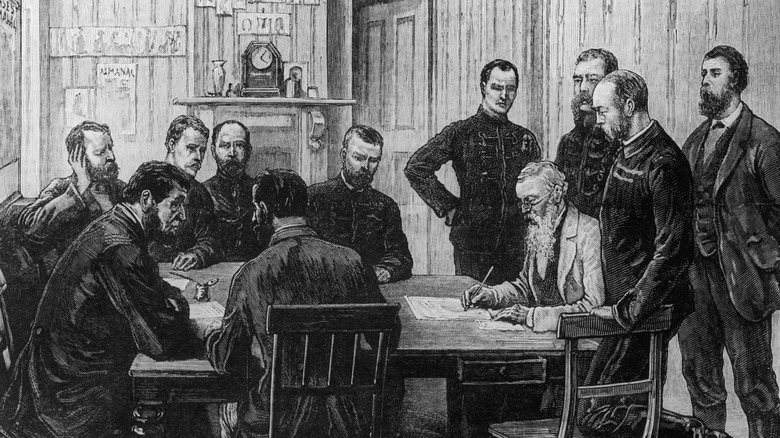 treaty signing