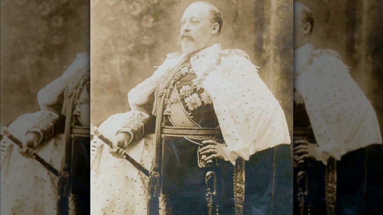 Edward VII in royal finery