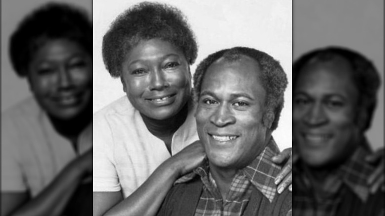 Esther Rolle and John Amos, 1974