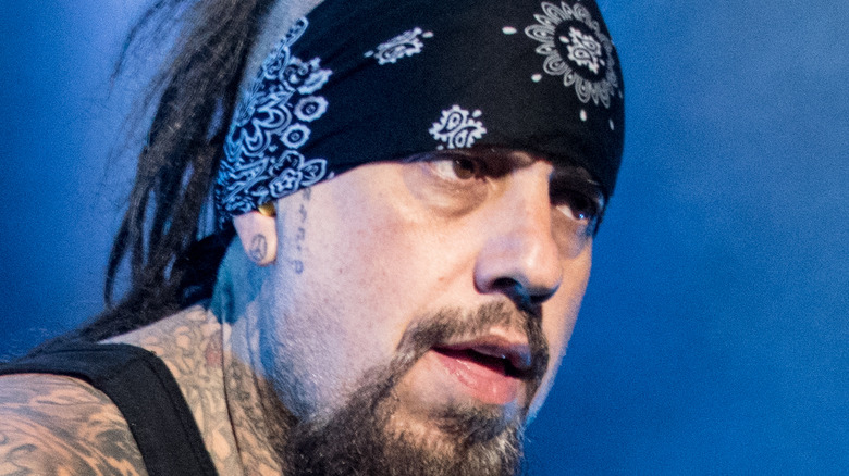 Fieldy playing bass