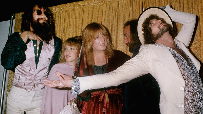 Fleetwood Mac posing at event