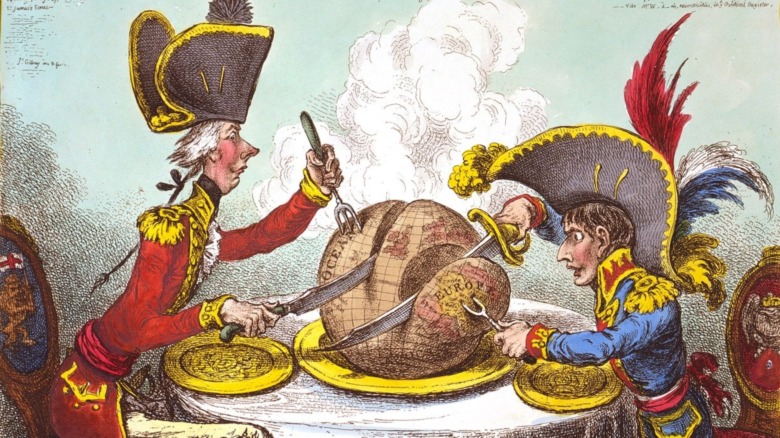 william pitt napoleon bonaparte Caricature gillray