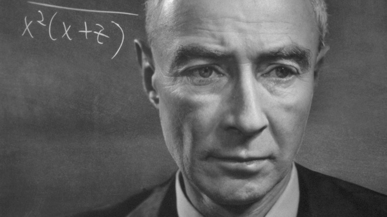 J Robert Oppenheimer staring to side