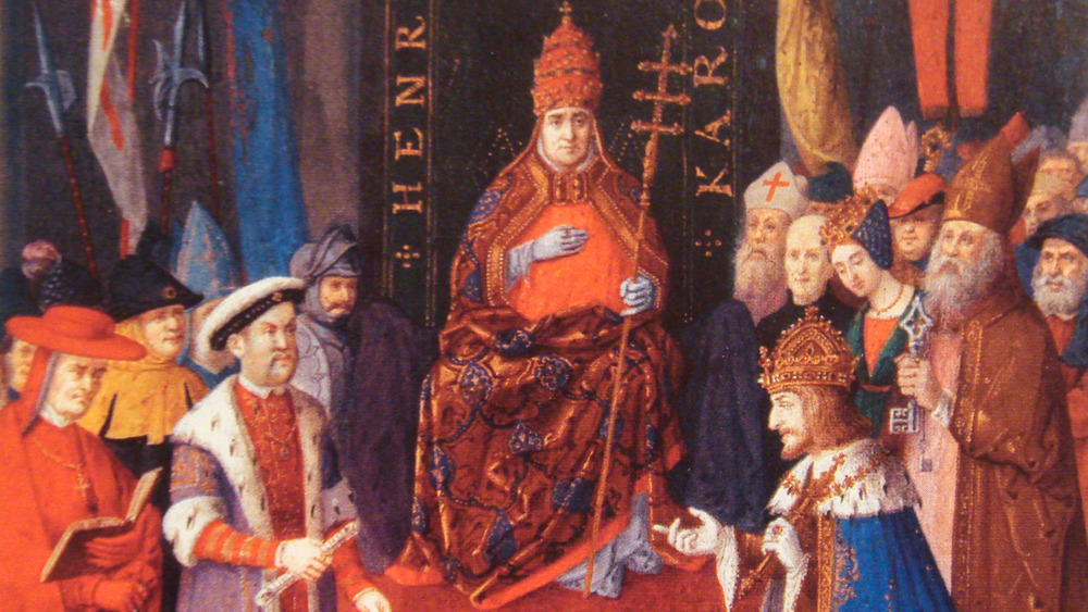henry viii, charles v, and leo x