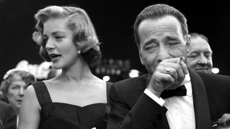 Lauren Bacall and Humphrey Bogart