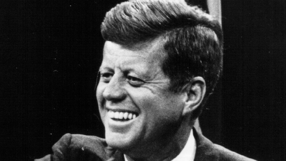 US president John F Kennedy