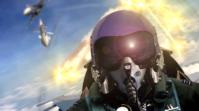 a military aircraft pilot