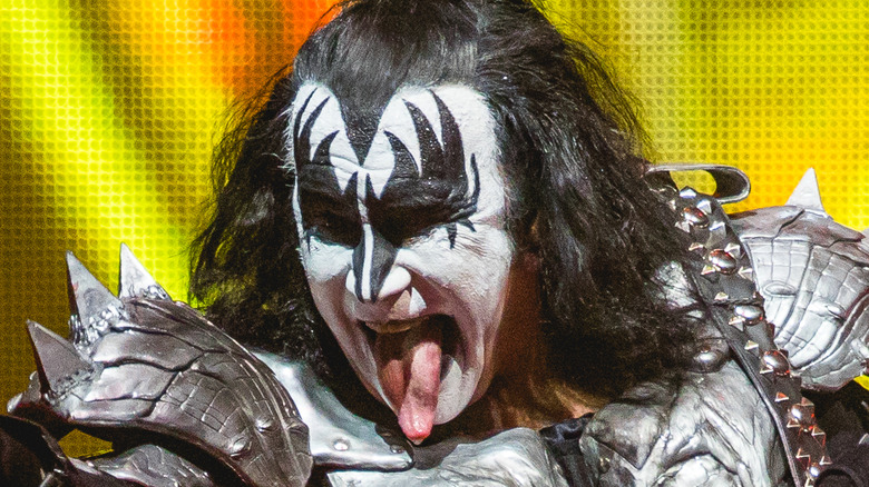 Gene Simmons with tongue out