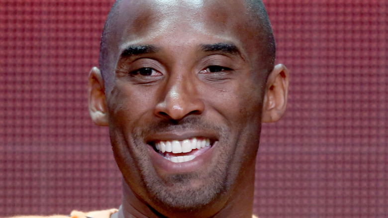 Kobe Bryant smiling