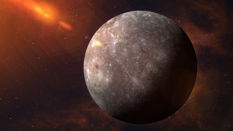The planet Mercury