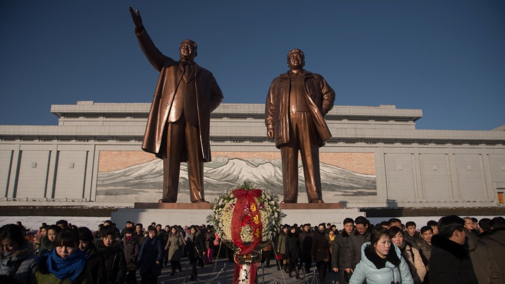 Kim Il-sung and Kim Jong-il