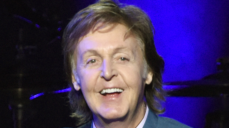 Paul McCartney smiling