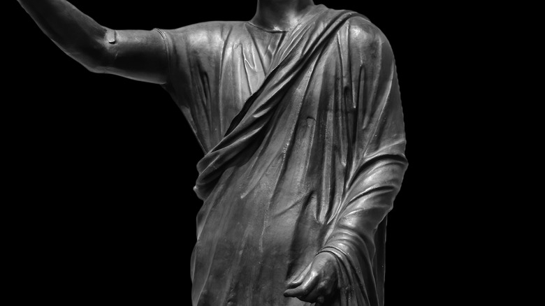Roman senator statue