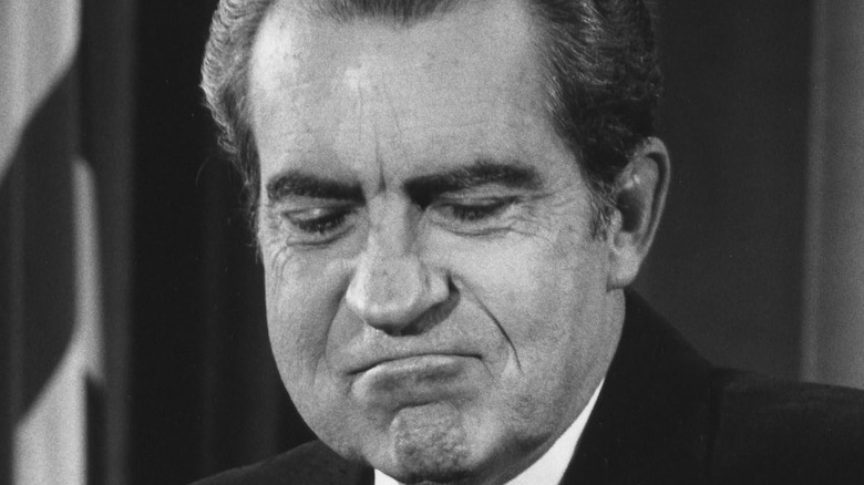 Richard Nixon answers questions about Watergate 