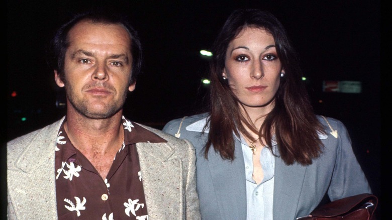 Jack Nicholson and Anjelica Huston 