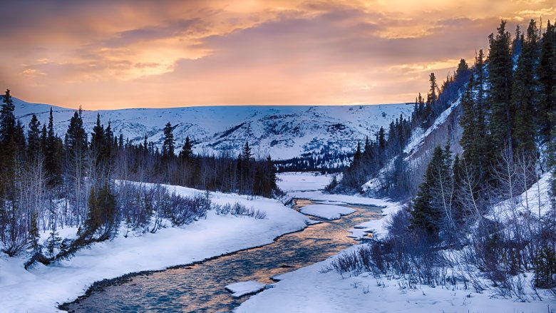 Alaskan sunset