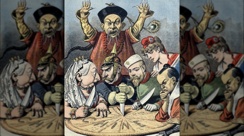 political cartoon imperialism in china