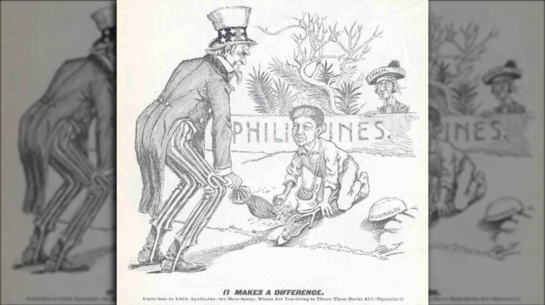 spanish american war political cartoon