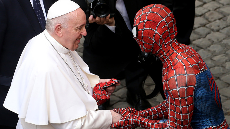 Pope Francis and Spider-Man