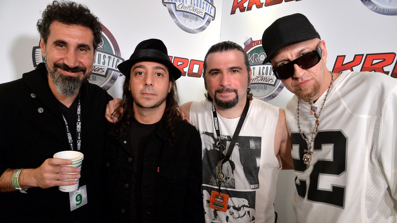 System of a Down at award show in 2014