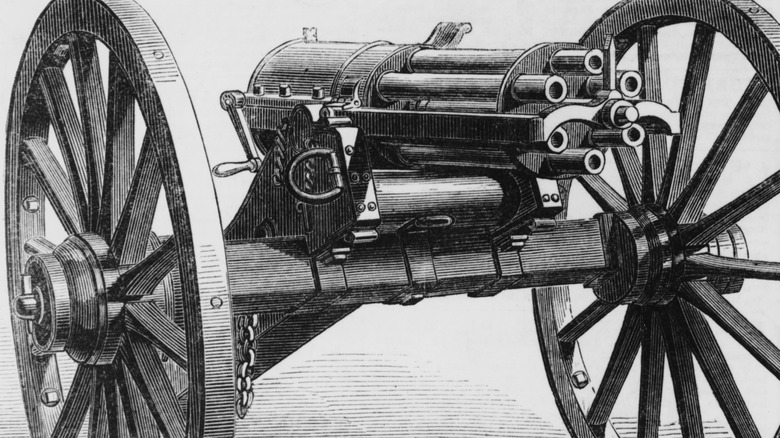 Gatling Gun, front view