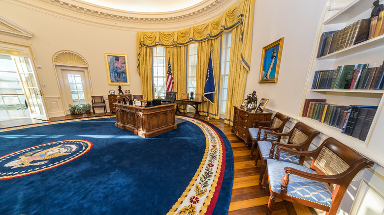 View of the Oval Office