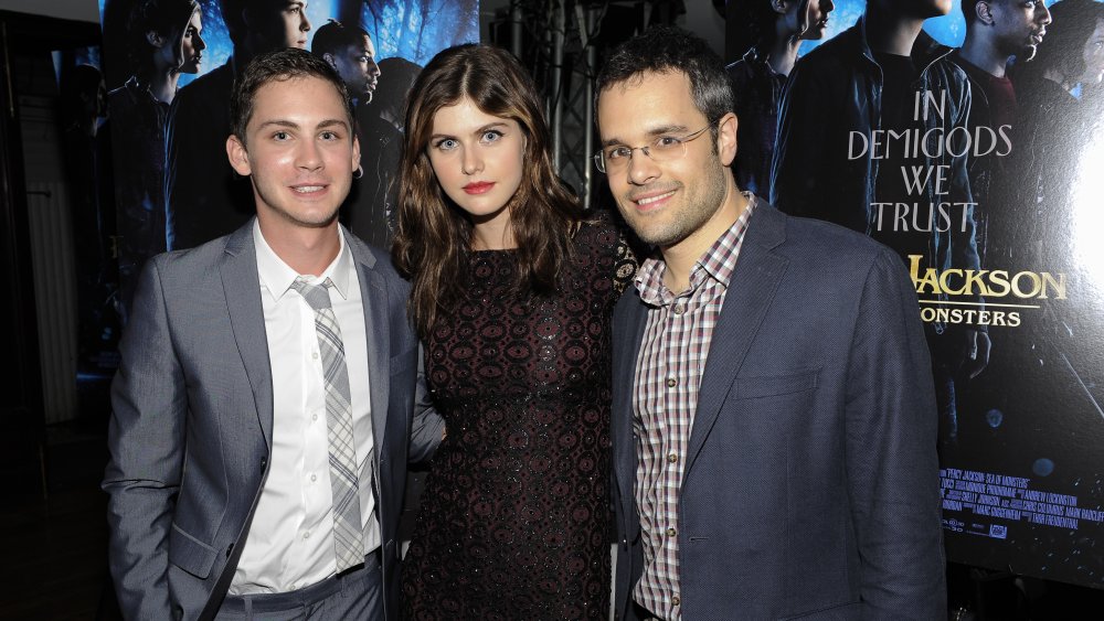 Cast and director of Percy Jackson