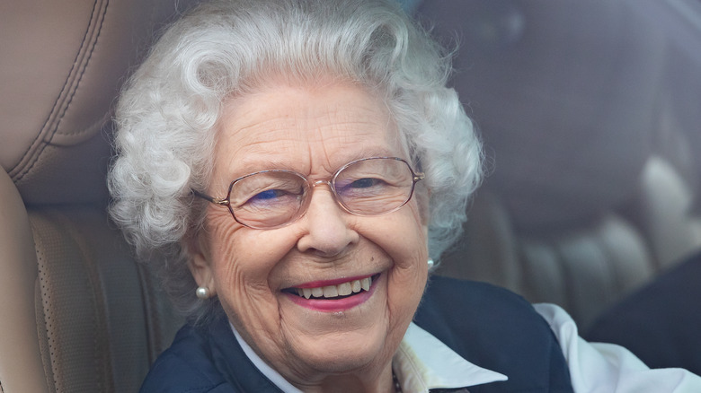 Queen Elizabeth driving