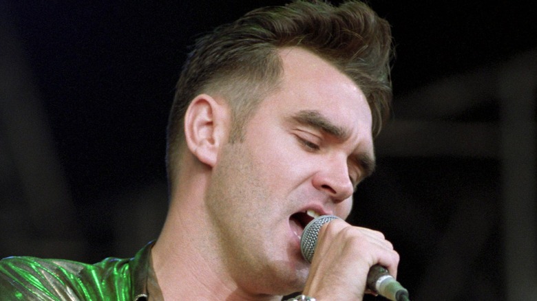 Morrissey singing