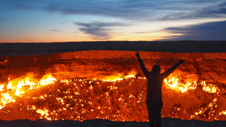 visiting the Gate to Hell