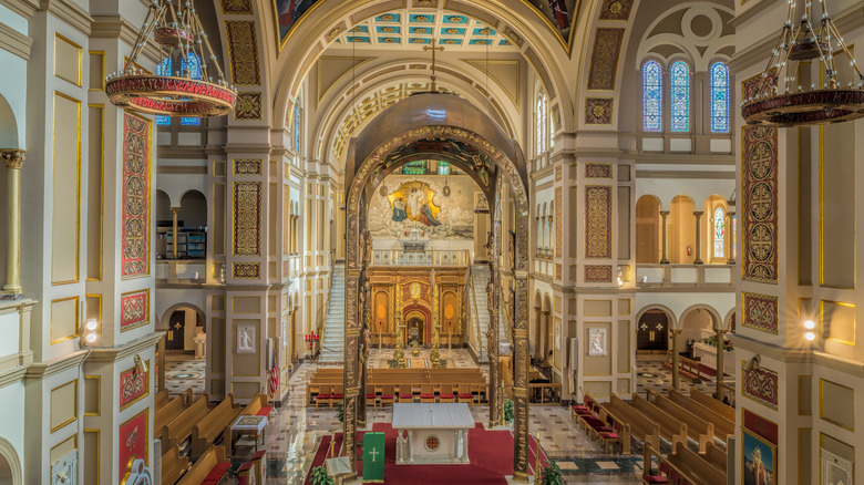 Washington, D.C. Franciscan Monastery interior  