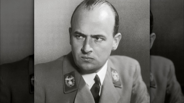 Hans Frank smirking