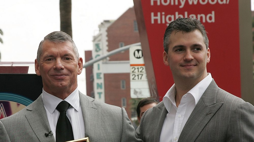 Vince and Shane McMahon